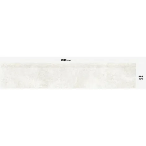 5900199274198 sklep TUBĄDZIN Torano White Stopnica Podłogowa Mat. 29,8x159,8 30x160 ST-01-184-1598-0298-1-352