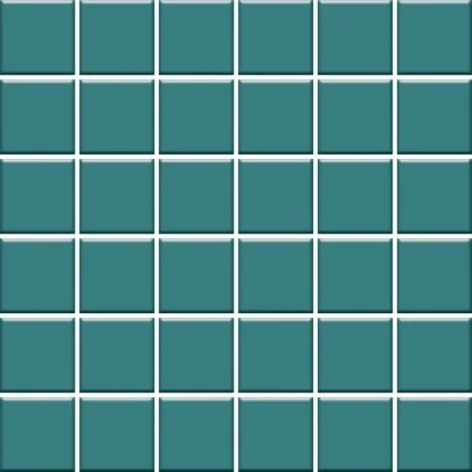 5904584186325 PARADYŻ Gamma Colours Turkusowa Mozaika Prasowana Mat. 4,8x4,8 29,8x29,8 30x30 M-P-298X298-1-GAMO.TU4--M