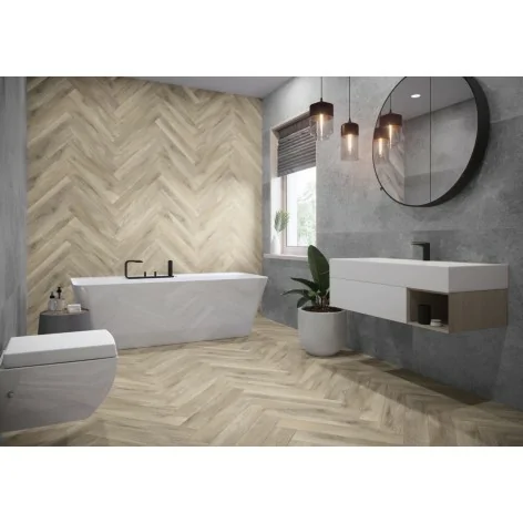 5902510808020 sklep płytki drewnopodobne CERRAD Tramonto Bianco Klinkier Mat. 11x60