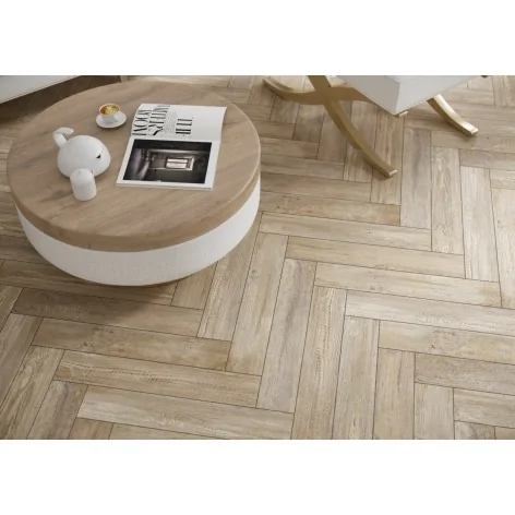 5902510808143 sklep płytki flizy drewnopodobne CERRAD Notta Sand Klinkier Mat. 11x60 drewniany parkiet podłoga