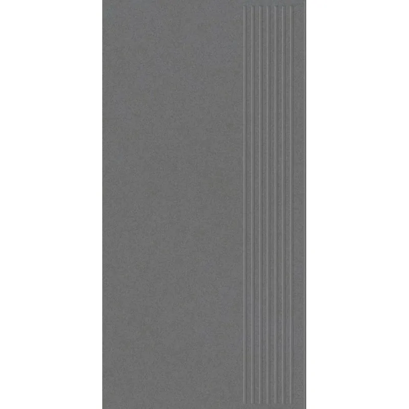 5902610562594 sklep płytki flizy terakota PARADYŻ Archicross Base Grey Stopnica Prasowana Gres Rekt. Mat. 29,8x59,8 30x60