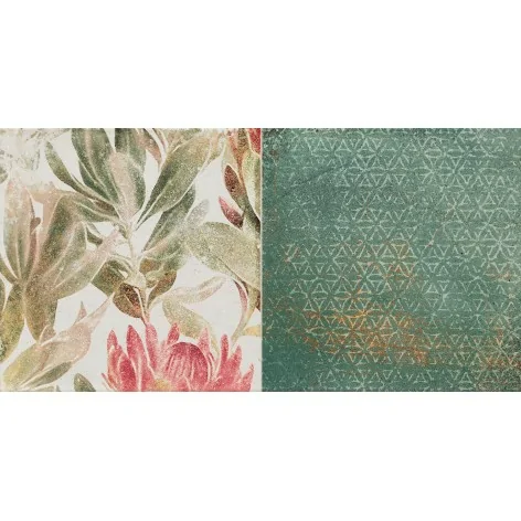 5903238056304 DOMINO (Tubądzin) Margot Flower B Dekor Ścienny Mat. 30,8x60,8 30x60 DS-02-585-0308-0608-1-012
