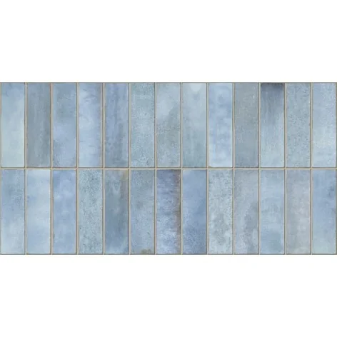 sklep płytki cegiełki GAYAFORES Deco Artis Blue Cegiełka Błyszcząca 32x62,5 30x60 60x30