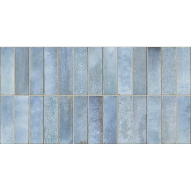 sklep płytki cegiełki GAYAFORES Deco Artis Blue Cegiełka Błyszcząca 32x62,5 30x60 60x30