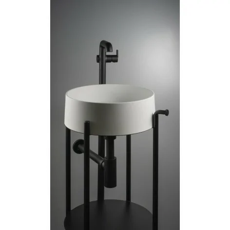 BQS N2KK 5907650870258 DEANTE Silia Bateria Umywalkowa Wolnostojąca Nero BQS_N2KK