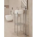 BQS F2KK 5907650870227 DEANTE Silia Bateria Umywalkowa Wolnostojąca Stal Szczotkowana BQS_F2KK
