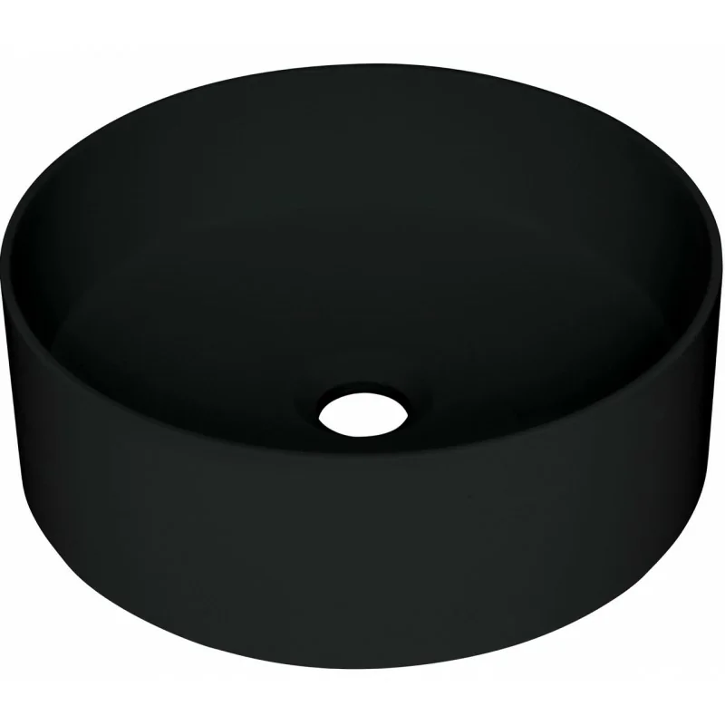 CQS NU4S 5907650813835 DEANTE Silia Umywalka Granitowa Nablatowa Nero Czarny Mat CQS_NU4S