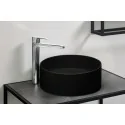 CQS NU4S 5907650813835 DEANTE Silia Umywalka Granitowa Nablatowa Nero Czarny Mat CQS_NU4S