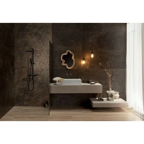 5900199239036 TUBĄDZIN Grand Cave Brown LAP Gres Rekt. Lappato 119,8x119,8 120x120 PP-01-218-1198-1198-1-174