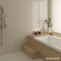 8435404955830 EQUIPE Costa Nova Beige Pale EQ 28452 Płytka Ścienna Błyszcząca 5x20 hiszpańskie kafelki cegiełka cegiełki
