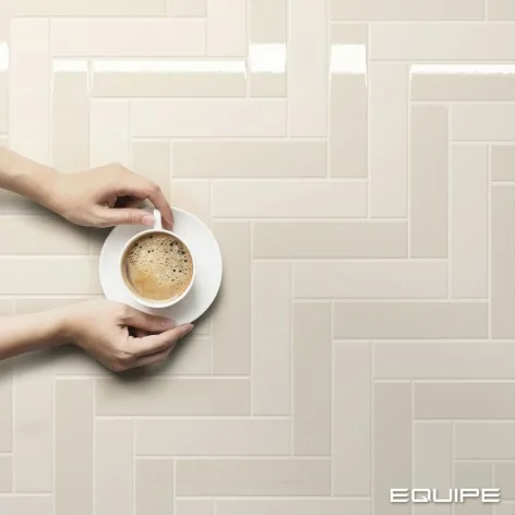 8435404955830 EQUIPE Costa Nova Beige Pale EQ 28452 Płytka Ścienna Błyszcząca 5x20 hiszpańskie kafelki cegiełka cegiełki