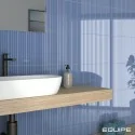 8435404955779 EQUIPE Costa Nova Banyan Blue EQ 28446 Płytka Ścienna Błyszcząca 5x20 płytki cegiełki kafelki cegiełka