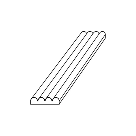 8435404956158 EQUIPE Costa Nova Onda White EQ 28484 Płytka Ścienna Błyszcząca 5x20 płytki cegiełki kafelki struktura 3d