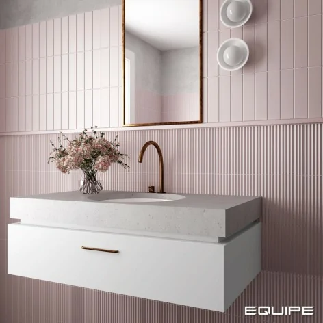 8435404955946 sklep płytki cegiełki EQUIPE Costa Nova Pink Stony EQ 28463 Płytka Ścienna Mat. 5x20 MATT hiszpańskie kafelki