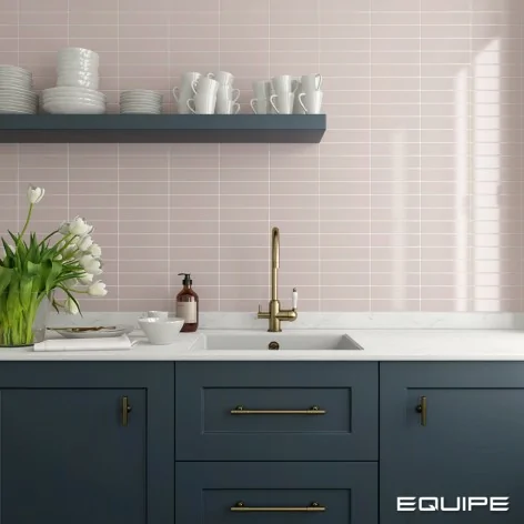 8435404955793 sklep płytki flizy kafelki EQUIPE Costa Nova Pink Stony EQ 28448 Płytka Ścienna Błyszcząca 5x20 GLOSSY