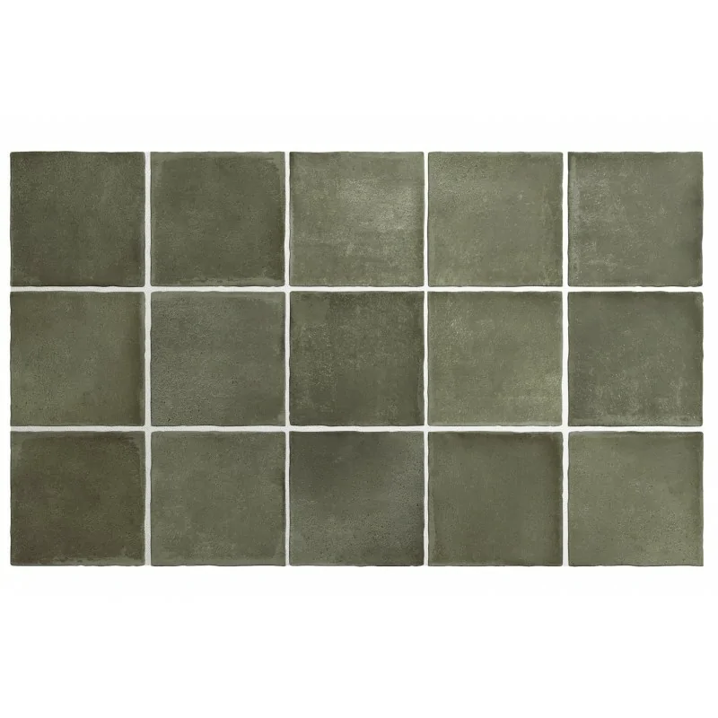 8435404950583 Sklep flizy płytki GRES EQUIPE Argile Khaki EQ 27577 Płytka Cegiełka Matowa 10x10 hiszpańskie kafelki