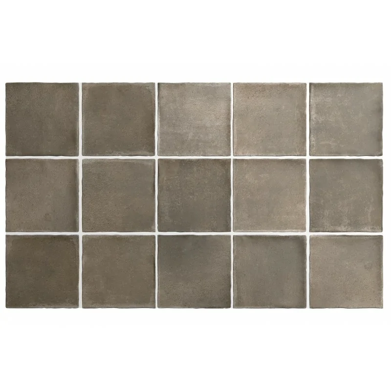 8435404950521 Sklep Płytki Flizy GRES EQUIPE Argile Cacao EQ 27571 Płytka Cegiełka Matowa 10x10 hiszpańskie kafelki