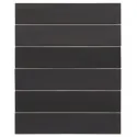 Sklep Płytki cegiełki Flizy EQUIPE Wadi Noir EQ 30060 Cegiełka Mat. 6x30 hiszpańskie cegiełki kafelki 8435081400685