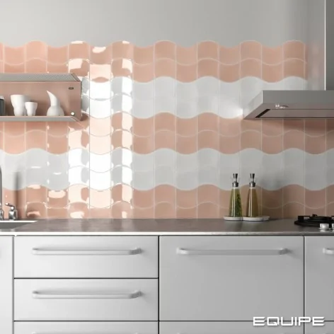 8435404959388 sklep płytki flizy EQUIPE Wave Primrose Pink EQ 28837 Płytka Ścienna Cegiełka Połysk 12x12 hiszpańskie kafelki