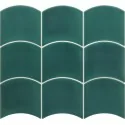 8435404959418 Sklep płytki flizy glazura EQUIPE Wave Teal Grassy EQ 28840 Płytka Cegiełka Połysk 12x12 hiszpańskie kafelki