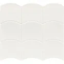 8435404959395 Sklep płytki flizy glazura EQUIPE Wave White EQ 28838 Płytka Ścienna Cegiełka Połysk 12x12 hiszpańskie kafelki