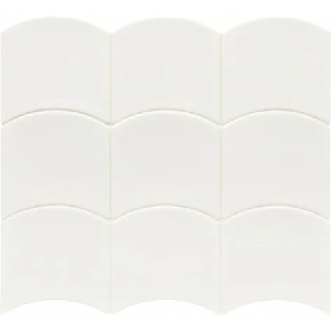 8435404959395 Sklep płytki flizy glazura EQUIPE Wave White EQ 28838 Płytka Ścienna Cegiełka Połysk 12x12 hiszpańskie kafelki