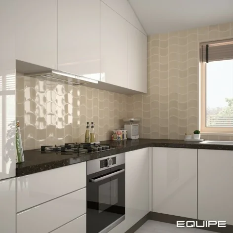 8435404959364 Sklep płytki flizy glazura EQUIPE Wave Old Cream EQ 28835 Płytka Ścienna Cegiełka Połysk 12x12 hiszpańskie