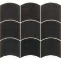 8435404959432 Sklep płytki flizy glazura EQUIPE Wave Black EQ 28842 Płytka Ścienna Cegiełka Połysk 12x12 Hiszpańskie