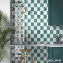 8435404959395 Sklep płytki flizy glazura EQUIPE Wave White EQ 28838 Płytka Ścienna Cegiełka Połysk 12x12 hiszpańskie kafelki