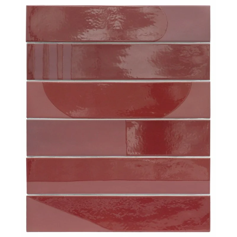 8435081401781 Sklep płytki flizy glazura EQUIPE Wadi Garnet Decor EQ 30170 Cegiełka Mat. 6x30 Hiszpańskie kafelki