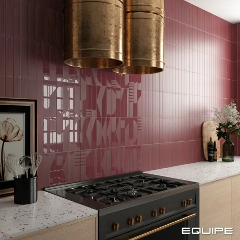 8435081401781 Sklep płytki flizy glazura EQUIPE Wadi Garnet Decor EQ 30170 Cegiełka Mat. 6x30 Hiszpańskie kafelki