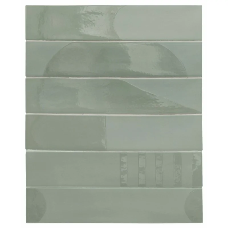 8435081401842 sklep płytki flizy glazura EQUIPE Wadi Mint Decor EQ 30176 Cegiełka Mat. 6x30 hiszpańskie kafelki