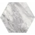 8435404932947 Sklep płytki flizy terakota EQUIPE Bardiglio Hexagon Dark EQ 23770 Gres Mat. 17,5x20 kamień marmur