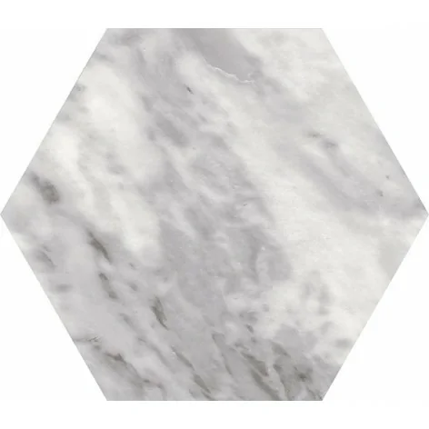 8435404932947 Sklep płytki flizy terakota EQUIPE Bardiglio Hexagon Dark EQ 23770 Gres Mat. 17,5x20 kamień marmur
