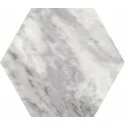 8435404932947 Sklep płytki flizy terakota EQUIPE Bardiglio Hexagon Dark EQ 23770 Gres Mat. 17,5x20 kamień marmur
