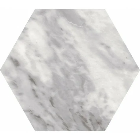 8435404932947 Sklep płytki flizy terakota EQUIPE Bardiglio Hexagon Dark EQ 23770 Gres Mat. 17,5x20 kamień marmur