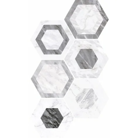 8435404932961 sklep płytki flizy terakota EQUIPE Bardiglio Hexagon Geo EQ 23772 Gres Mat. 17,5x20 kamieniopodobne marmurowe