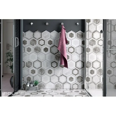 8435404932961 sklep płytki flizy terakota EQUIPE Bardiglio Hexagon Geo EQ 23772 Gres Mat. 17,5x20 kamieniopodobne marmurowe