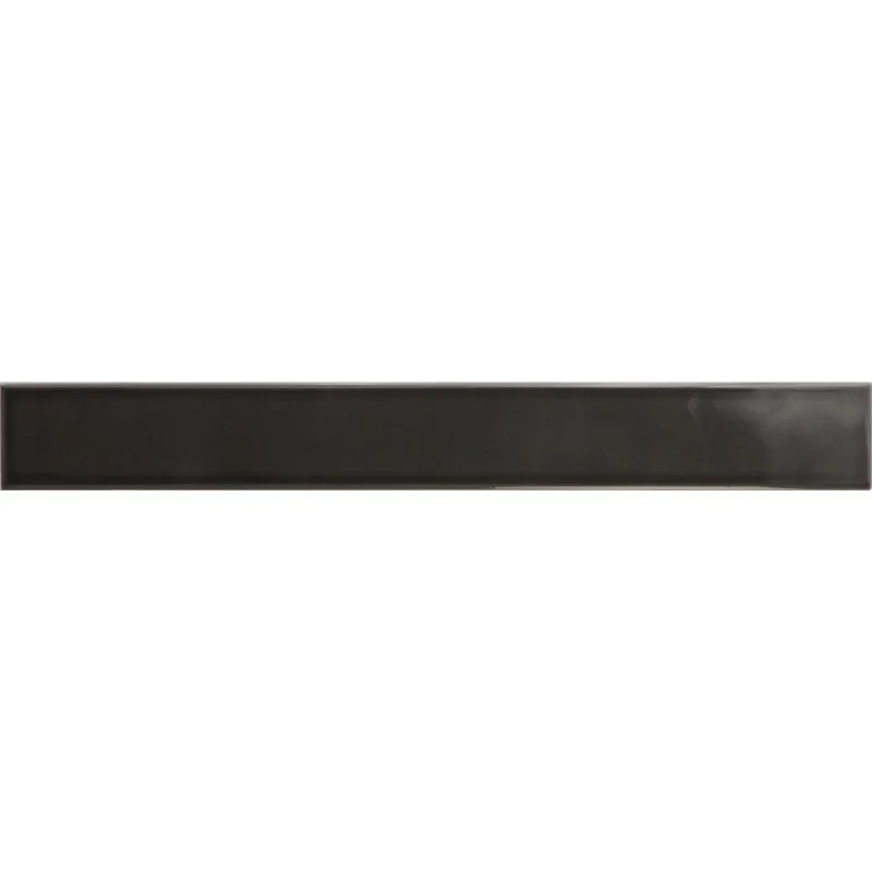 8435081411674 sklep płytki flizy kafelki EQUIPE Vitral Black EQ 31148 Cegiełka Błyszcząca 5x40 hiszpańskie kafle kolorowe