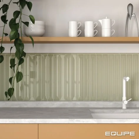 8435081411766 sklep płytki flizy glazura EQUIPE Vitral Axis Olive EQ 31157 Cegiełka Błyszcząca 5x40 hiszpańskie kafelki