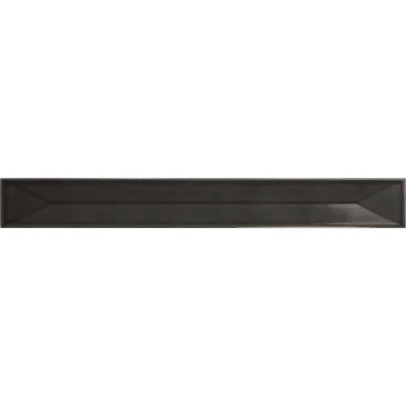 8435081411773 sklep płytki flizy glazura EQUIPE Vitral Axis Black EQ 31158 Cegiełka Błyszcząca 5x40 czarne hiszpańskie kafelki