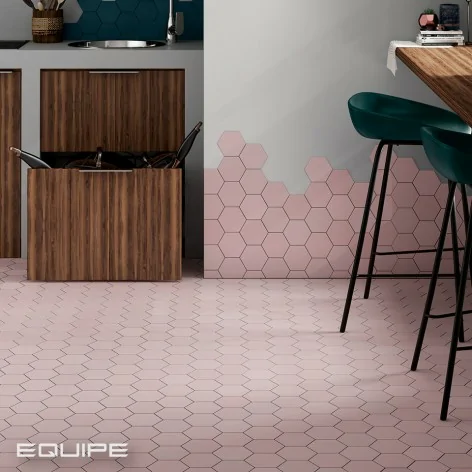 8435404942519 sklep płytki EQUIPE Kromatika Rose EQ 26465 Płytka Heksagonalna Gresowa Mat. 11,6x10,1 Hiszpańskie kafelki