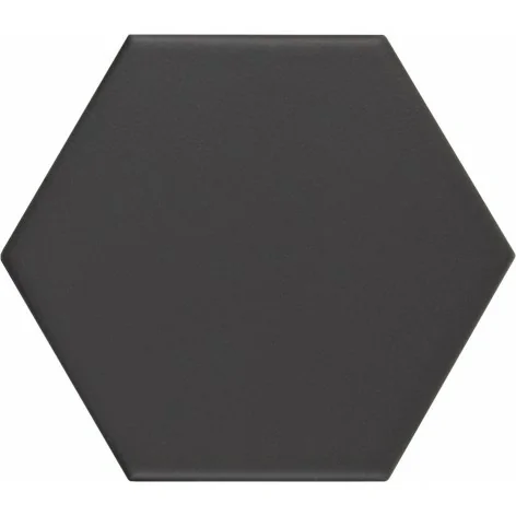 8435404942533 sklep płytki EQUIPE Kromatika Black EQ 26467 Płytka Heksagonalna Gresowa Mat. 11,6x10,1 czarne heksagony