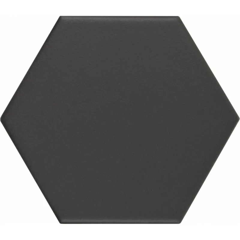 8435404942533 sklep płytki EQUIPE Kromatika Black EQ 26467 Płytka Heksagonalna Gresowa Mat. 11,6x10,1 czarne heksagony