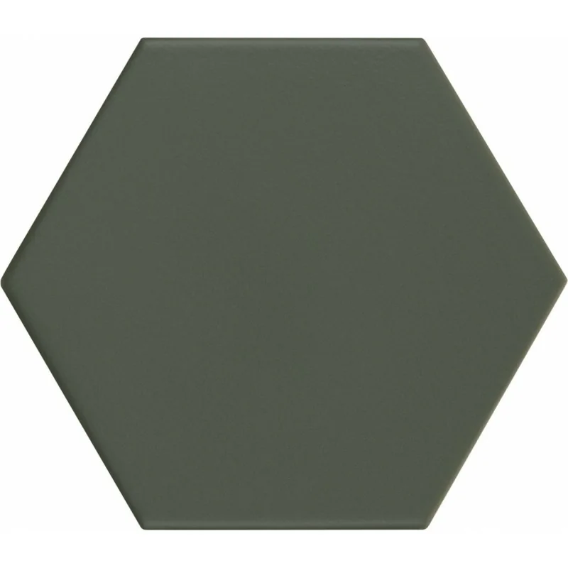 8435404942526 sklep płytki hiszpańskie QUIPE Kromatika Green EQ 26466 Płytka Heksagonalna Gresowa Mat. 11,6x10,1 G1