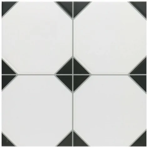8431784131253 sklep płytki vintage patchwork REALONDA Centerbury Black Gres Mat. 33x33 hiszpańskie gresy podłogowe