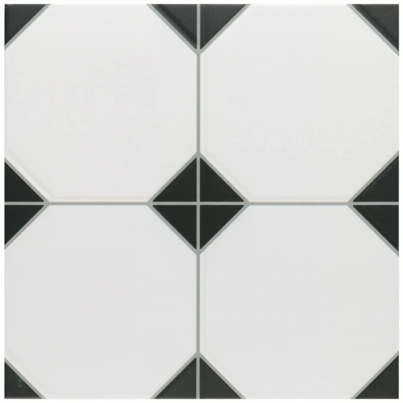 8431784131253 sklep płytki vintage patchwork REALONDA Centerbury Black Gres Mat. 33x33 hiszpańskie gresy podłogowe