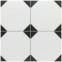 8431784131253 sklep płytki vintage patchwork REALONDA Centerbury Black Gres Mat. 33x33 hiszpańskie gresy podłogowe