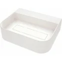 5907650885788 DEANTE Arnika Umywalka Granitowa Nablatowa z Miejscem na Baterię - z Maskownicą Alabaster CQA_AU5S