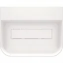 5907650885788 DEANTE Arnika Umywalka Granitowa Nablatowa z Miejscem na Baterię - z Maskownicą Alabaster CQA_AU5S